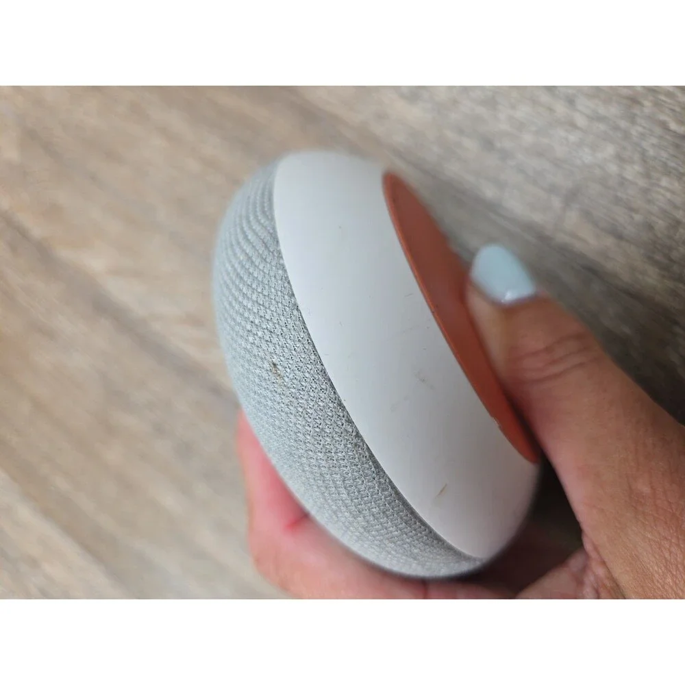 Google Home Mini Smart Speaker with Google Assistant NO CABLE - White Model H0A